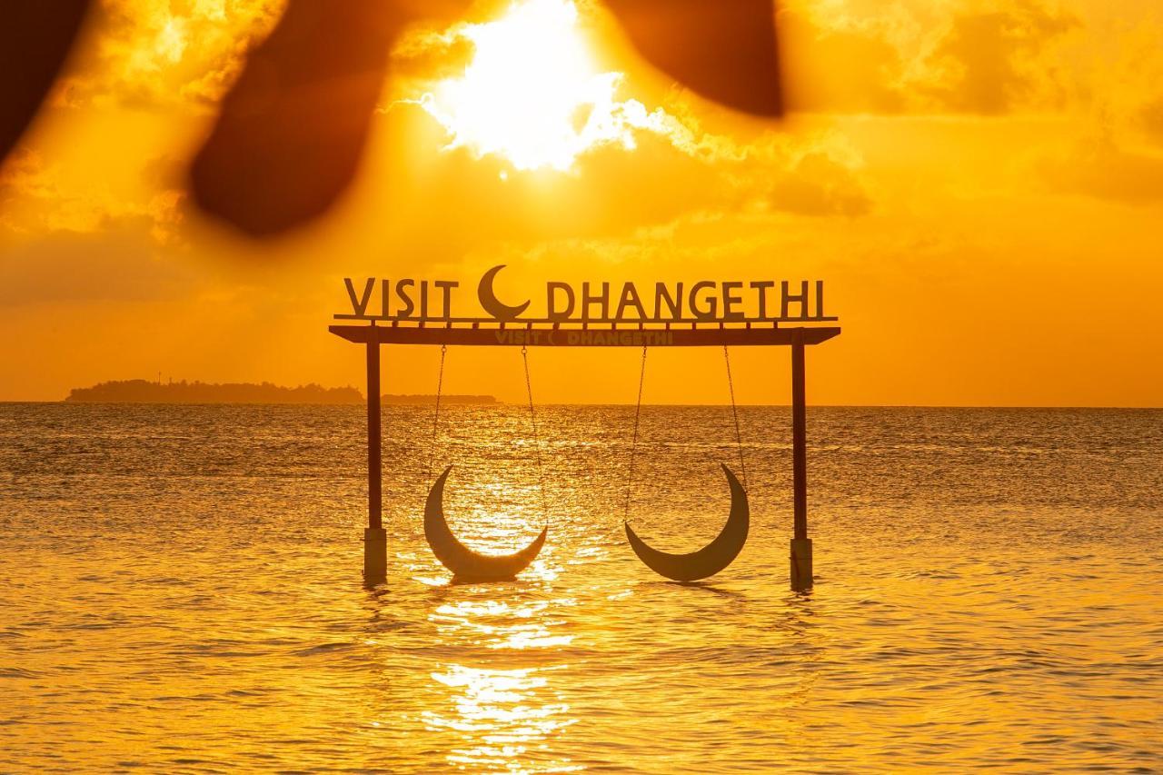 Sunset Beach View Dhangethi Buitenkant foto